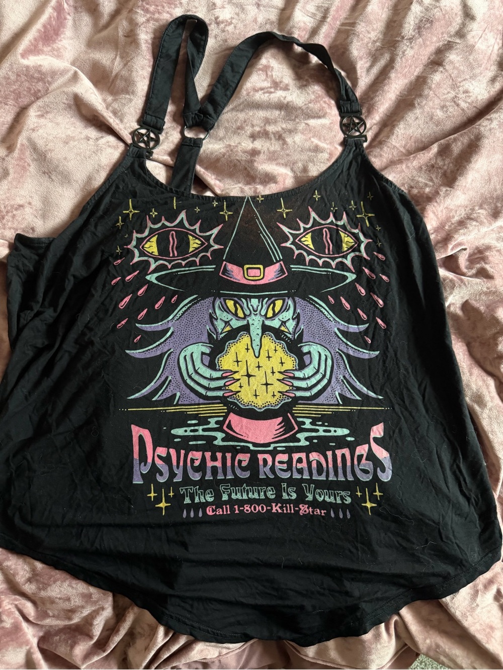 Killstar XXL Graphic with Multi-Color Witch Design